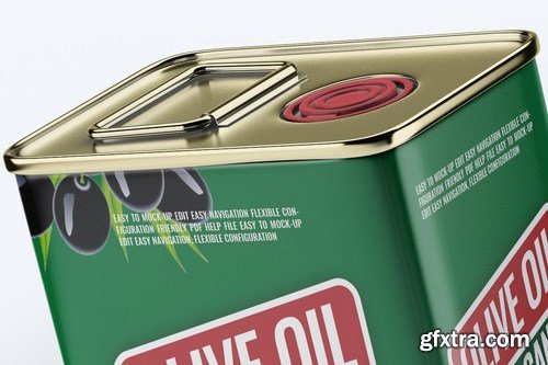 Tin Can Olive Oil Mock-Up