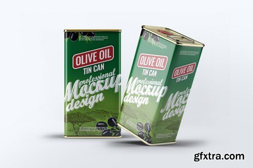 Tin Can Olive Oil Mock-Up