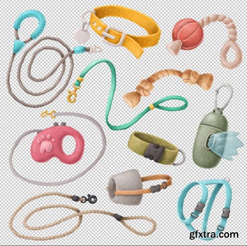 dog-items-clipart-collection_147671-6