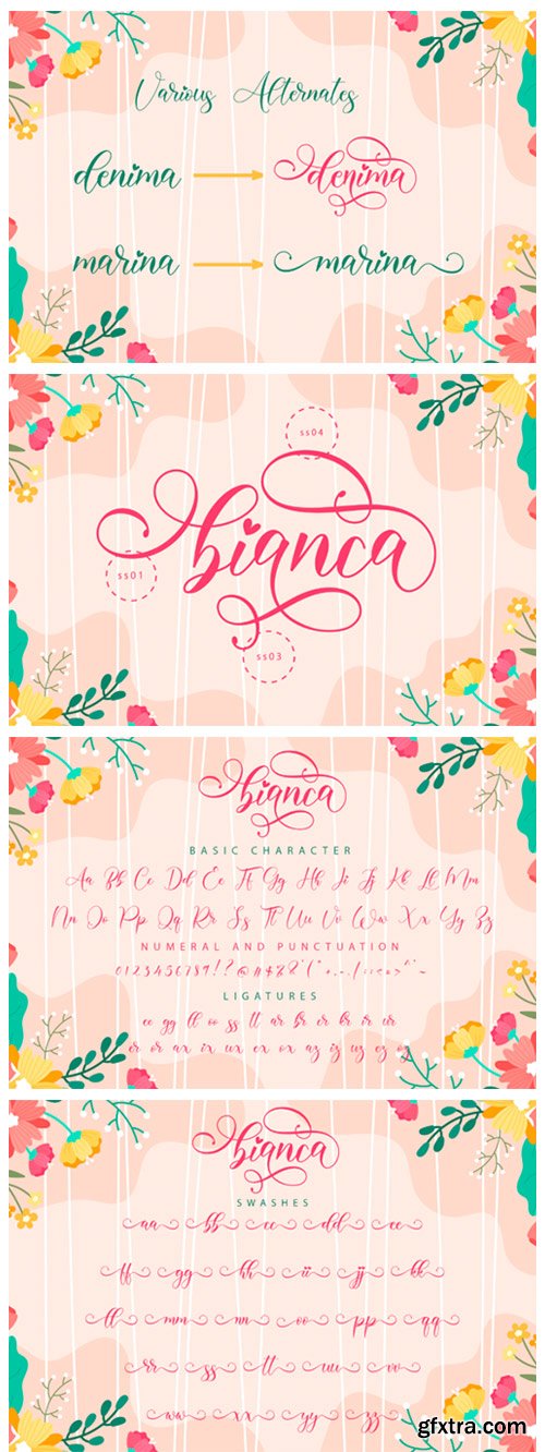 Bianca Script Font