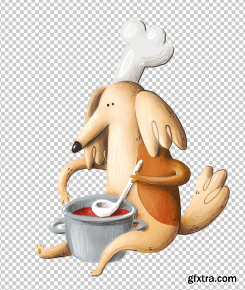 cartoon-dog-cook-hand-drawn-illustration_147671-48
