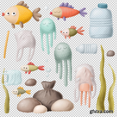 plastic-polluted-ocean-clipart-set_147671-136