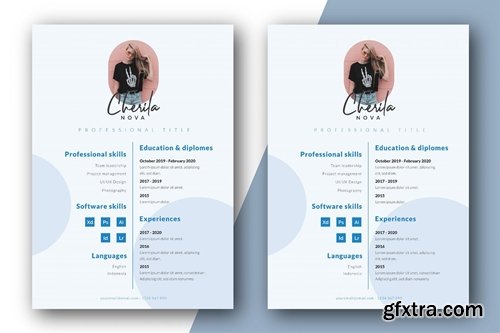 Minimalist CV Resume Template