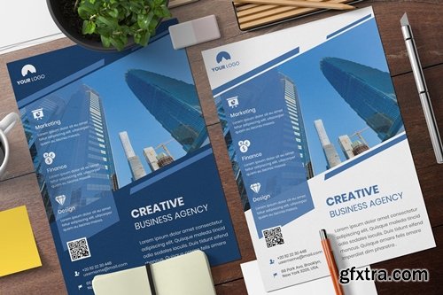 Business Flyer Template Modern Design