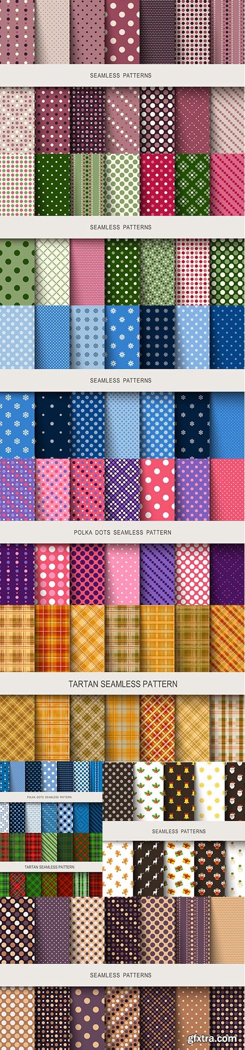 Vector Seamless Patterns Bundle 