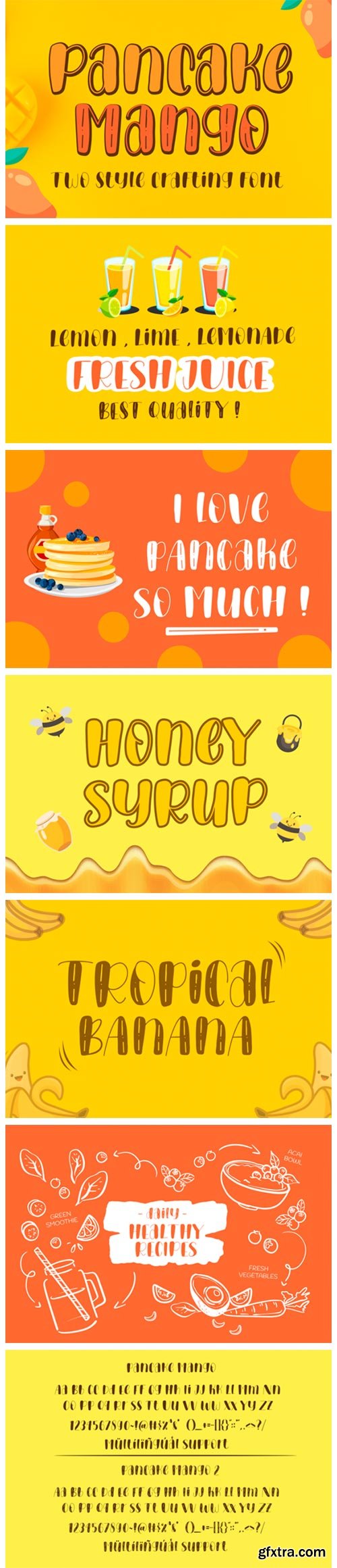 Pancake Mango Font