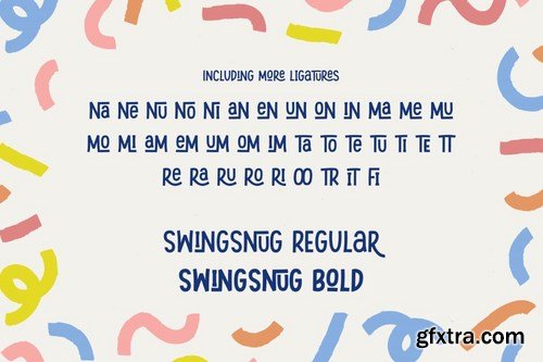 Swingsnug- Playful Display Sans