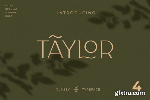 Taylor - Royal Classic Typeface