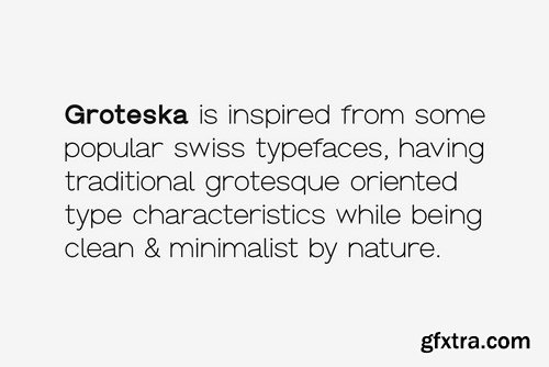 CM - GROTESKA - Minimal & Modern Typeface 4658501