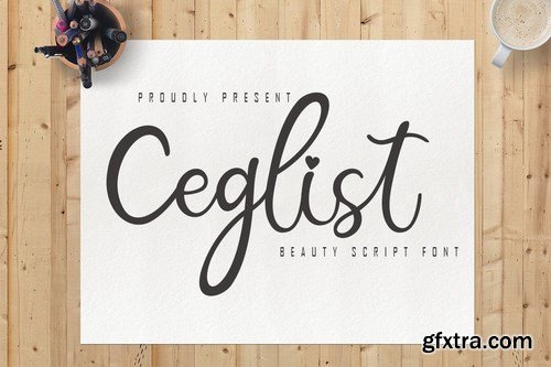 Ceglist Beauty Script Font