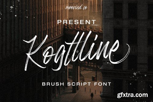 Kogttline Brush Font