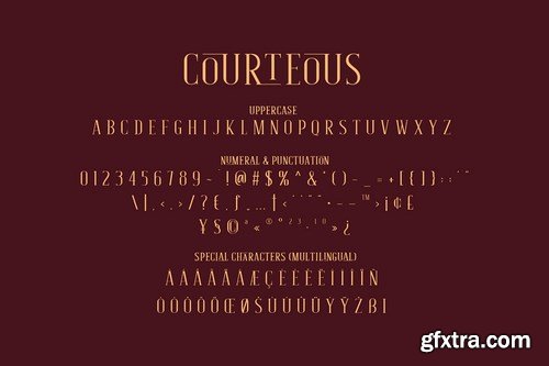 CM - Courteous Elegant Serif 4657357