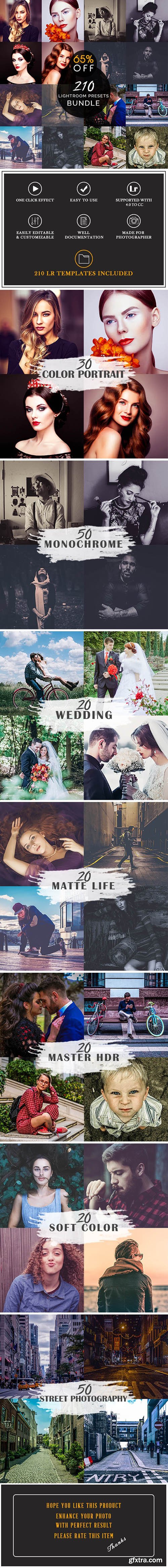 Graphicriver - 210 Lightroom Presets Bundle 25790415