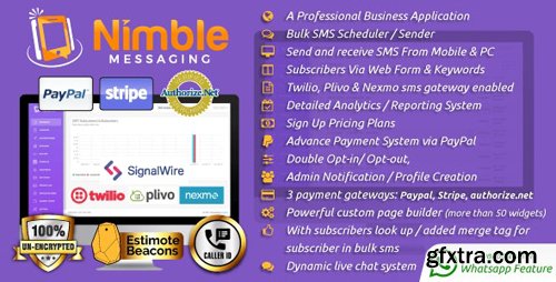 CodeCanyon - Nimble Messaging v2.5.1 - Professional SMS Marketing Application For Business - 18599385 - NULLED