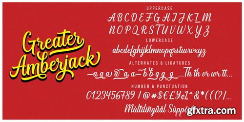 Greater Amberjack Font