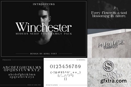 CM - Winchester Modern Serif Font - 4666025