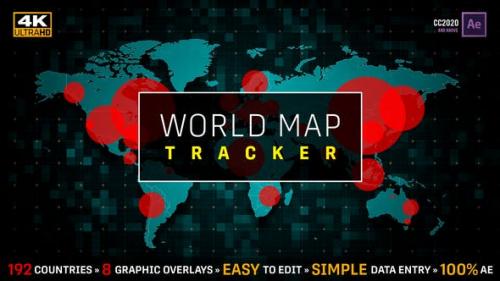 Videohive - World Map Population Tracker 