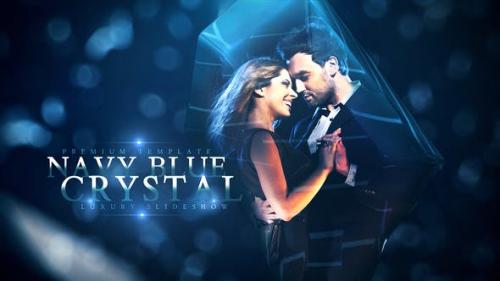 Videohive - Navy Blue Crystal