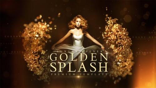 Videohive - Golden Splash