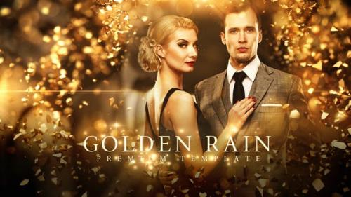 Videohive - Golden Rain Opener