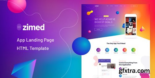 ThemeForest - Zimed v1.0.0 - App Landing Page HTML Template - 25971842