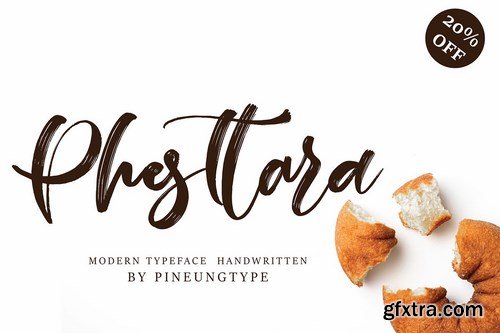 CM - Phesttara  Stunning Script Fonts 4665972