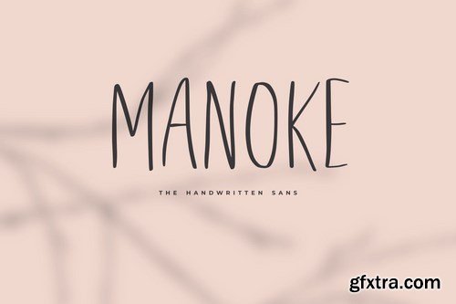 Manoke - The Handwritten Sans