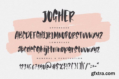 Jogher - The Blogger Brush Font