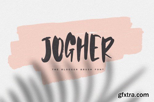 Jogher - The Blogger Brush Font