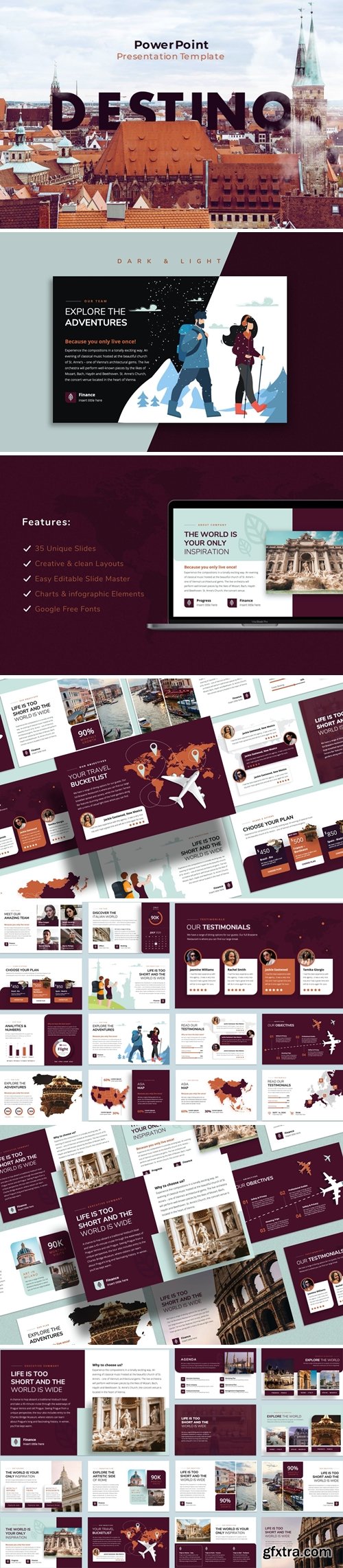 Creative Travel Presentation Templates