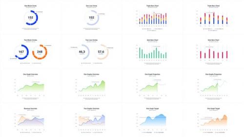 Videohive - Infographics Charts Pack 2