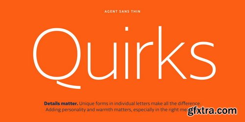 Agent Sans Font Family