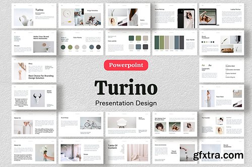 Turino - Branding Presentation Template Powerpoint and Keynote