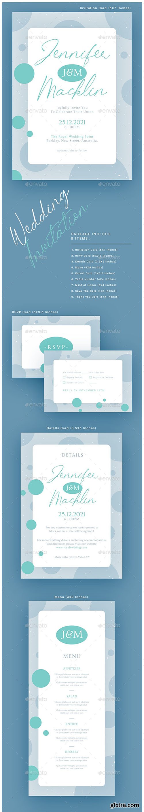 Wedding Invitation Set