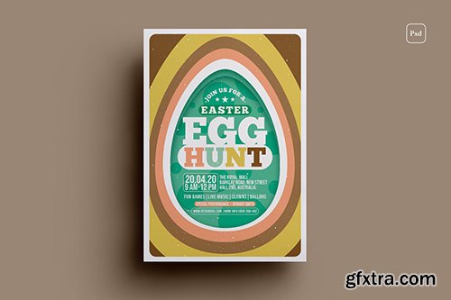 Easter Egg Hunt Flyer Template