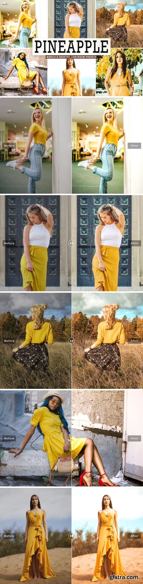 Pineapple Lightroom Presets Pack 3629223