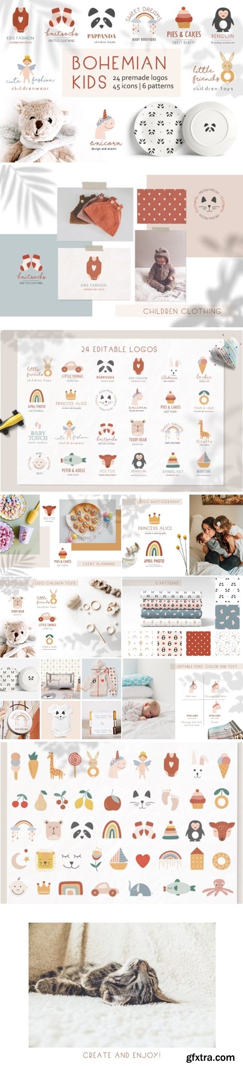 Bohemian Kids Logos 3635064