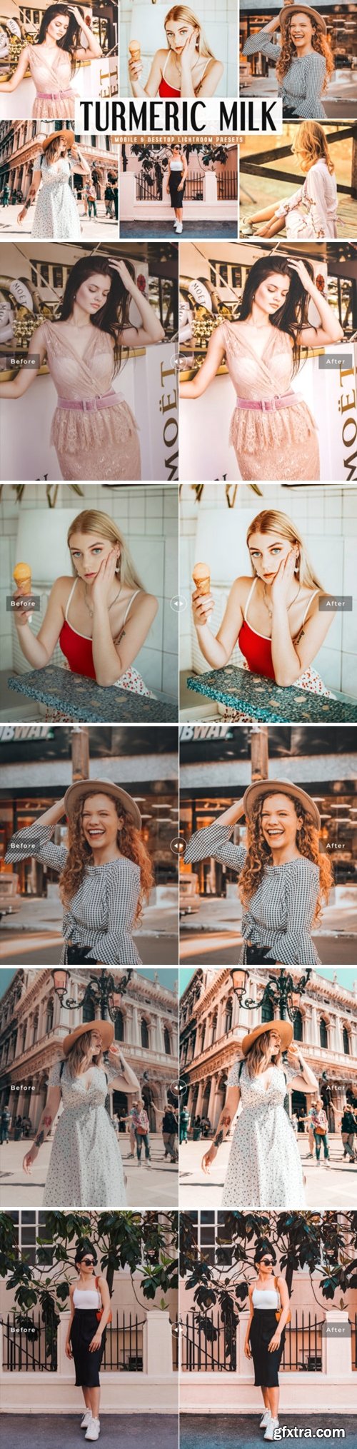 Turmeric Milk Lightroom Presets Pack 3623773