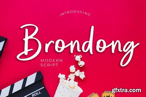 Brondong Modern Script Font