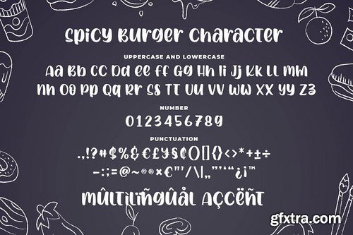 Spicy Burger - Delicious Unique Font