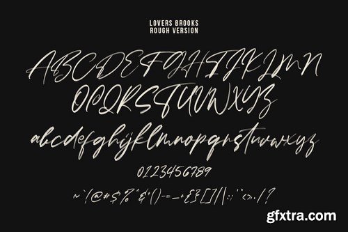 Lovers Brooks SVG Brush Font Free Sans