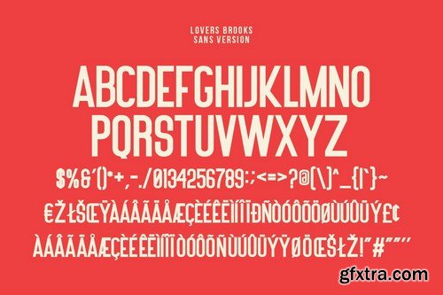 Lovers Brooks SVG Brush Font Free Sans