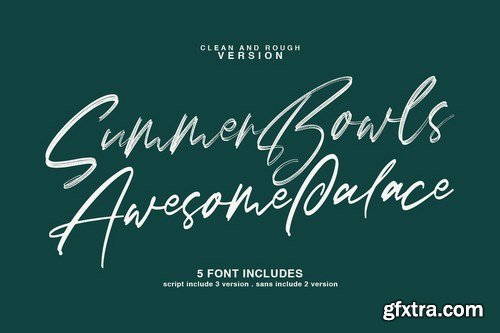 Lovers Brooks SVG Brush Font Free Sans