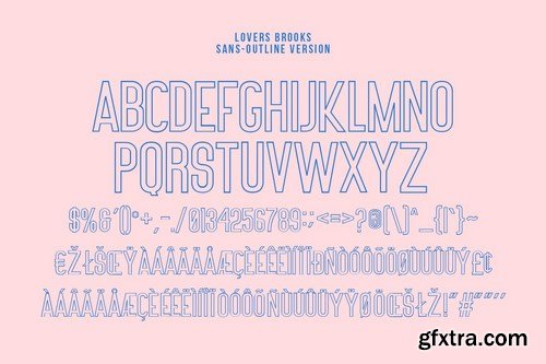 Lovers Brooks SVG Brush Font Free Sans