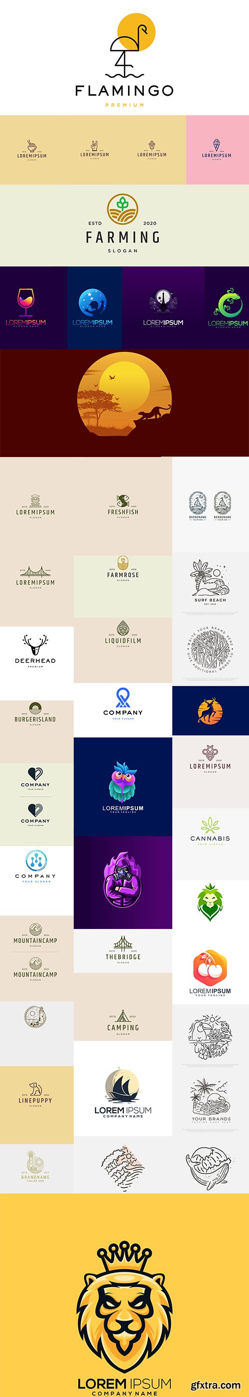 Collection of Modern Logo Template