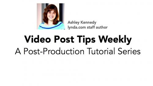 Lynda - Video Post Tips - 179052