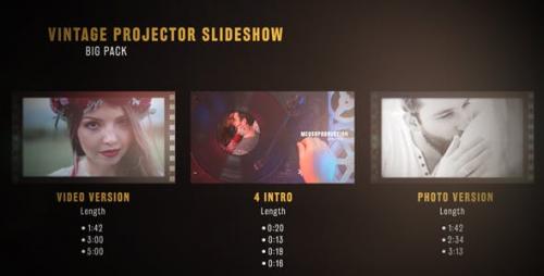 Videohive - Vintage Projector Slideshow Big Pack