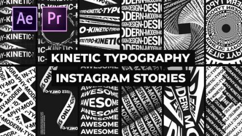 Videohive - Kinetic Typography Instagram Stories