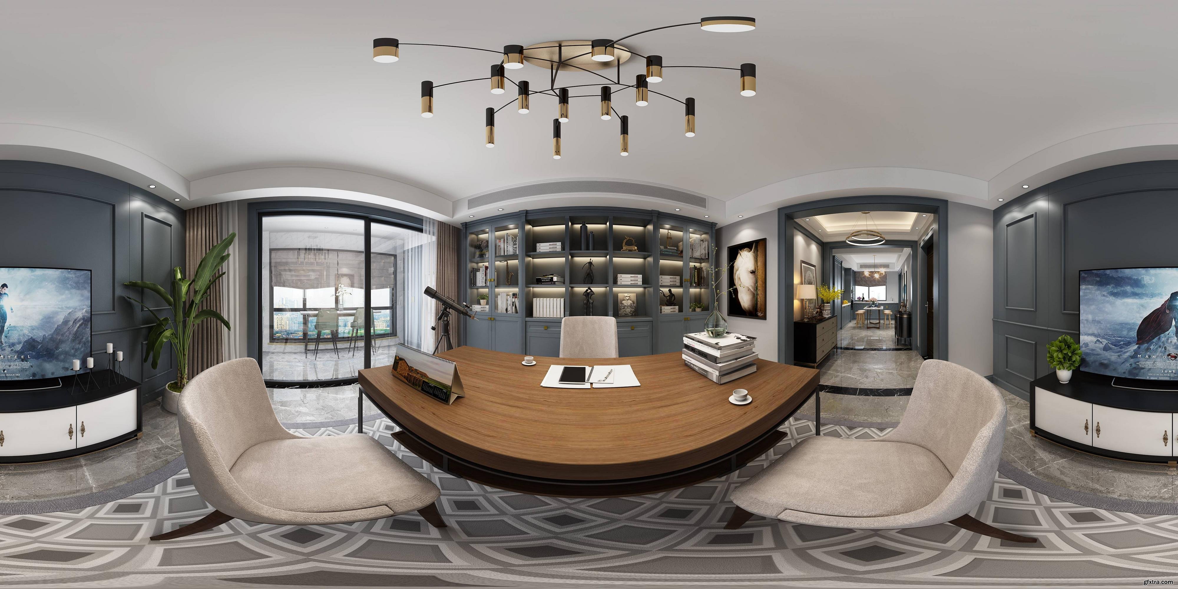 360 Interior Design Study Room 04 » GFxtra