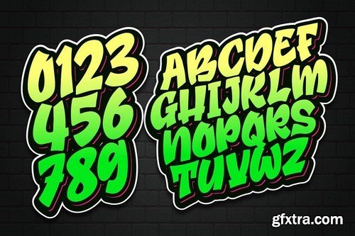 Broster - a Graffiti Font